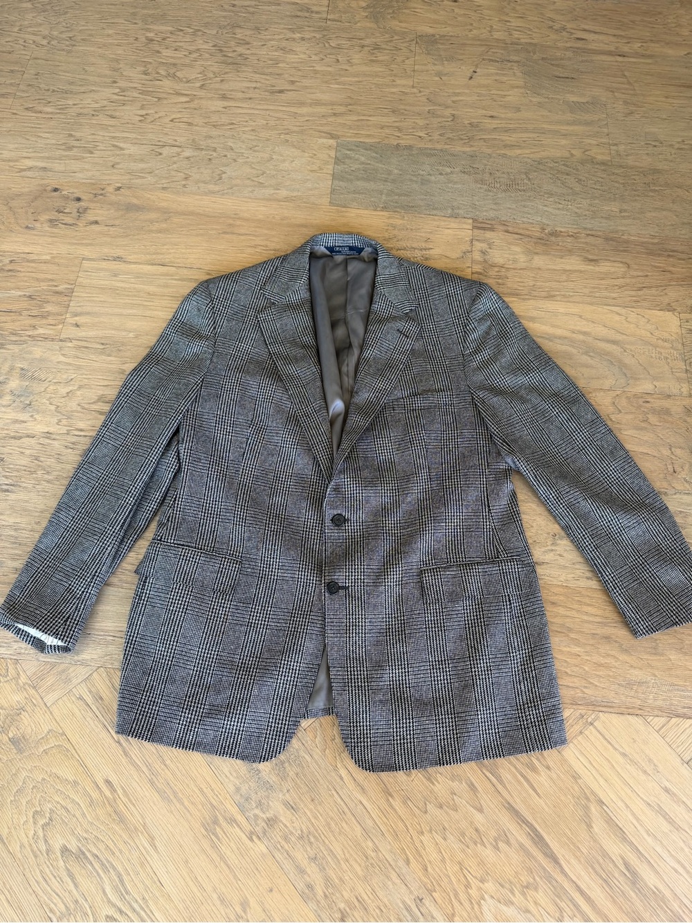 Vintage Polo Ralph Lauren 44L sport coat blazer wool/silk made in the USA.